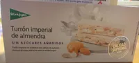 Turrón imperial de almendra sin azúcares