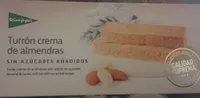 Turrón crema de almendras sin azúcares