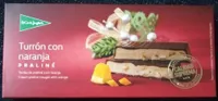 Turrón con naranja praliné