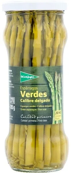 Espárragos verdes calibre delgado