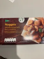 Nugget de pollo empanado fino y crujiente