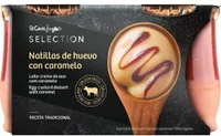 Natillas de huevo con caramelo