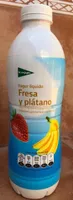 Yogur líquido fresa y plátano