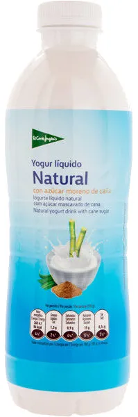Yogur líquido natural