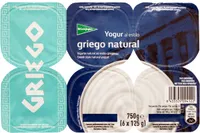 Yogur al estilo griego natural