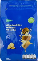 Almohadillas rellenas de leche