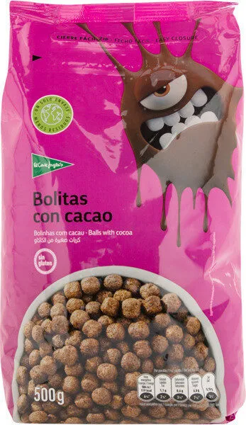 Bolitas con cacao