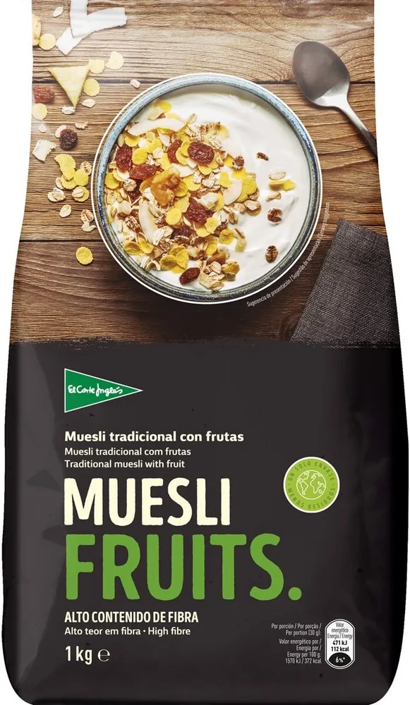 Muesli fruits