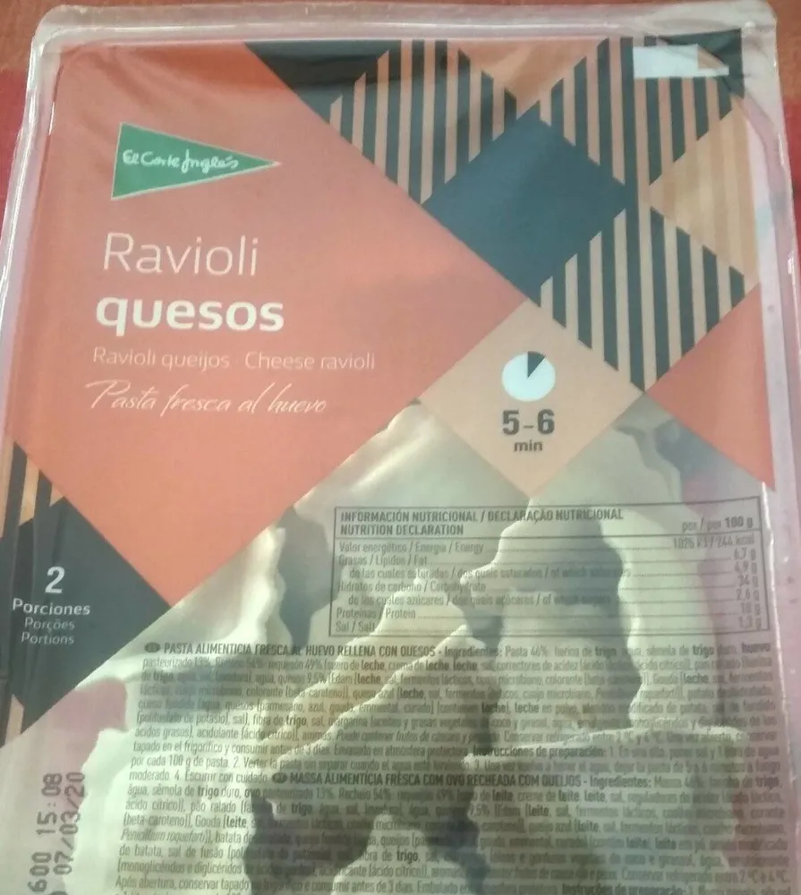 Ravioli quesos