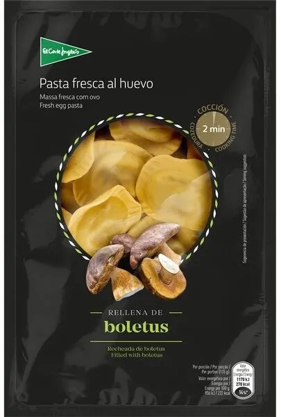 Soles rellenos con boletus