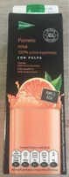 Zumo de pomelo rosa con pulpa