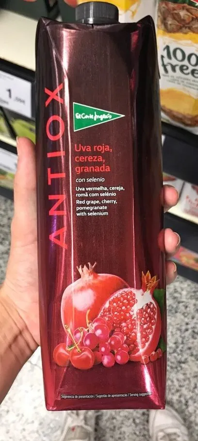 Antiox uva roja, cereza y granada
