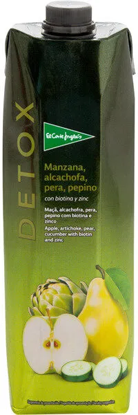 Detox - Manzana, alcachofa, pera y pepino