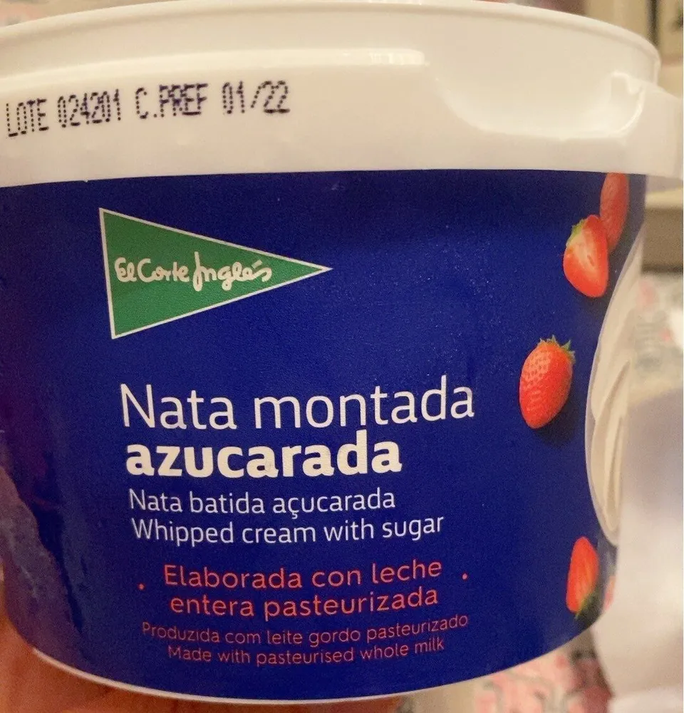 Nata Montada Azucarada