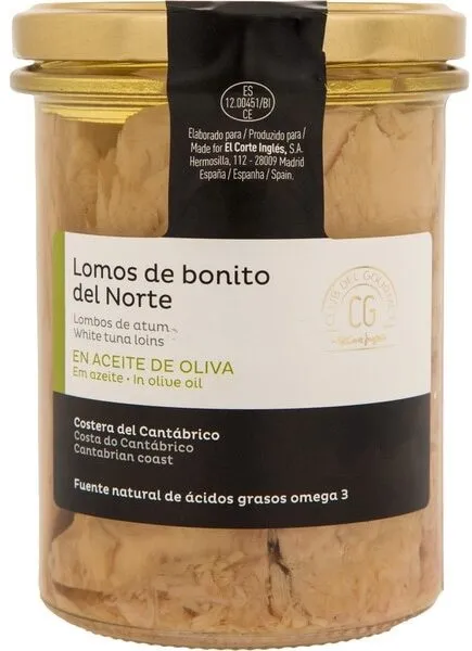 Lomos de bonito del norte en aceite de oliva