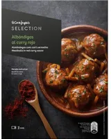 Albondiga curry rojo