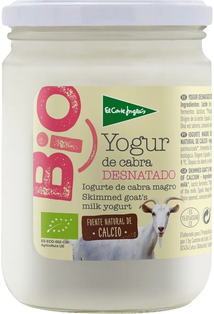 Bio yogur de cabra desnatado