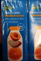 Fruta + leche mediterráneo