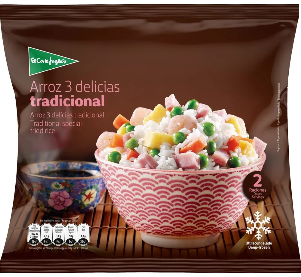 Arroz tres delicias tradicional