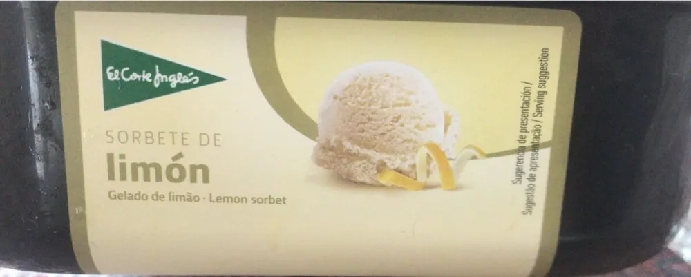 Sorbete de limon