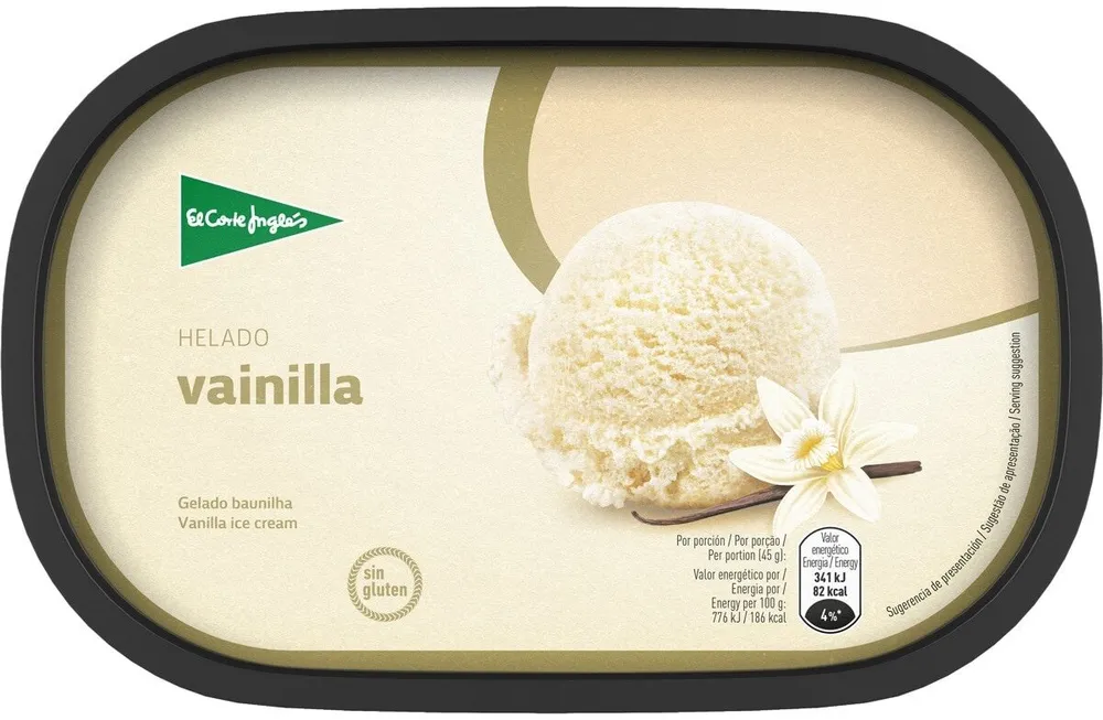 Helado vainilla