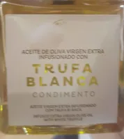 Aceite oliva virgen extra infusionado con trufa blanca