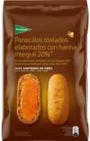 Panecillos tostados elaborados con harina integral