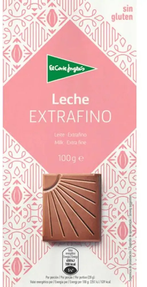 Chocolate con leche extrafino