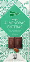Chocolate negro con almendras enteras