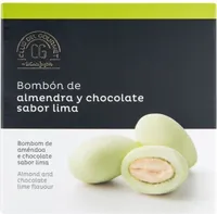Bombón de almendra y chocolate sabor lima