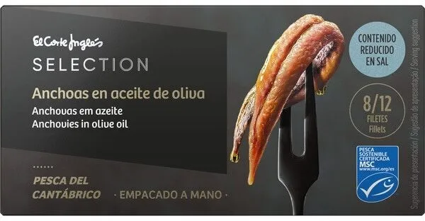 Anchoas en aceite de oliva