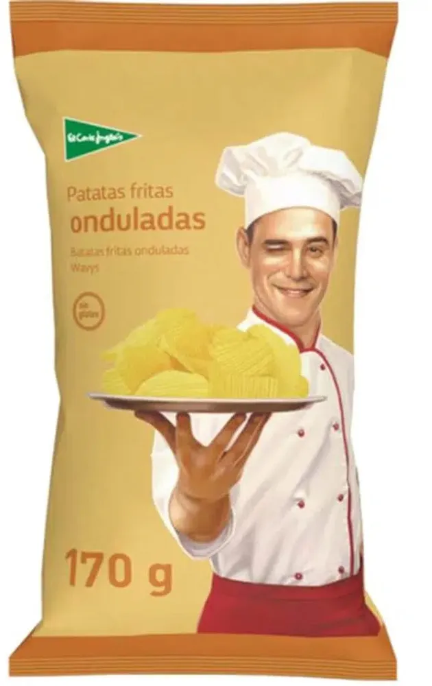 Patatas fritas onduladas