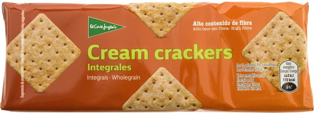 Cream crackers integrales