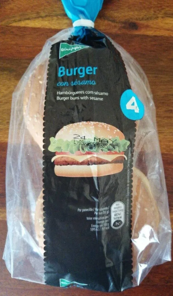 Burger con sésamo