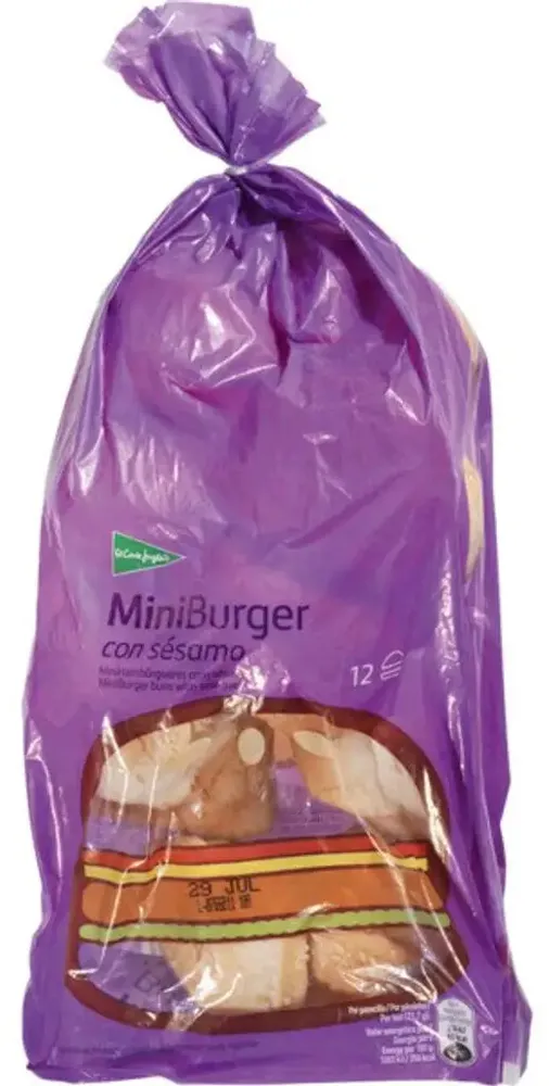 Miniburger con sésamo