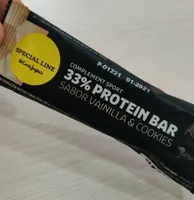 Protein bar vanilla & cookies