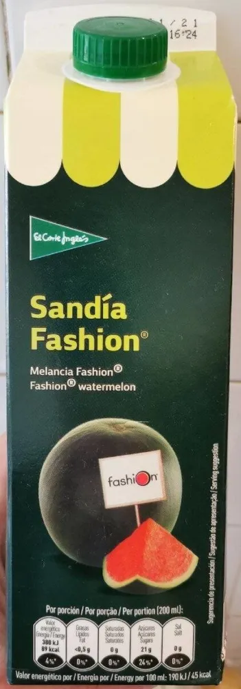 Zumo de sandía Fashion