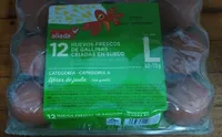 Huevos frescos de gallinas criadas en suelo