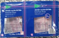 Jamón cocido extra lonchas finas