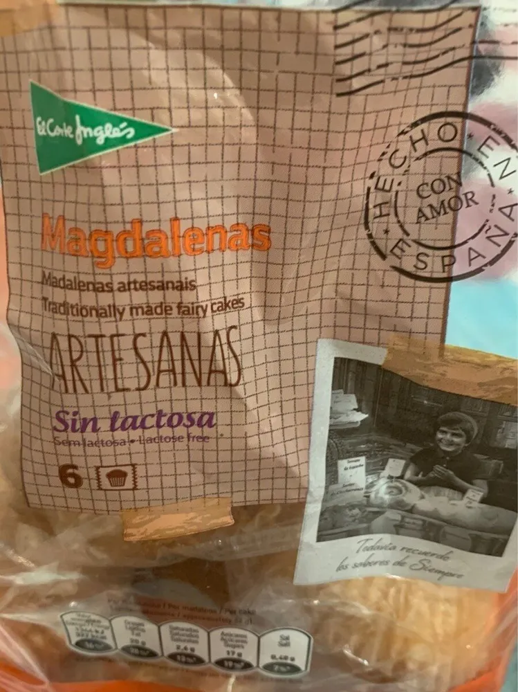 Magdalenas artesanas sin lactosa