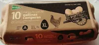 Huevos frescos de gallinas camperas XL