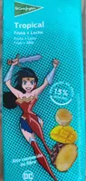 Tropical fruta + leche
