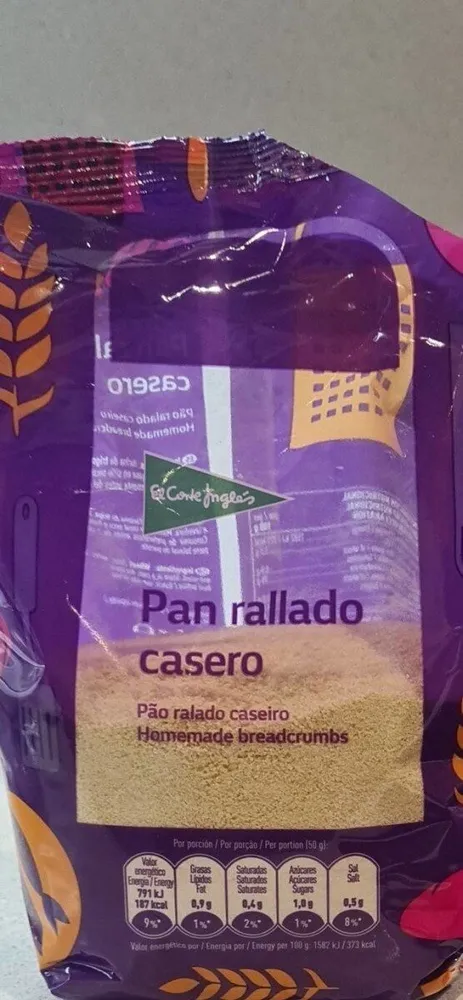 Pan rallado casero