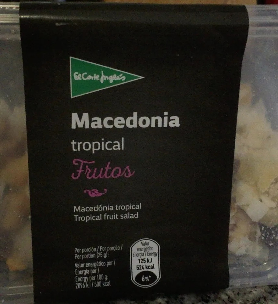 Macedonia tropical frutos