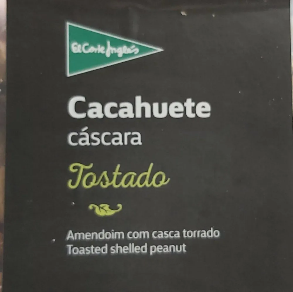Cacahuete cáscara tostado