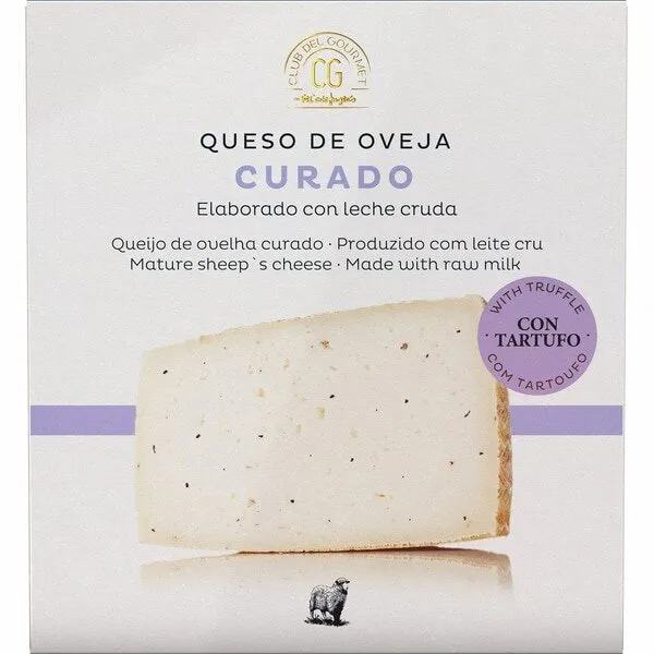Queso de oveja curado con tartufo