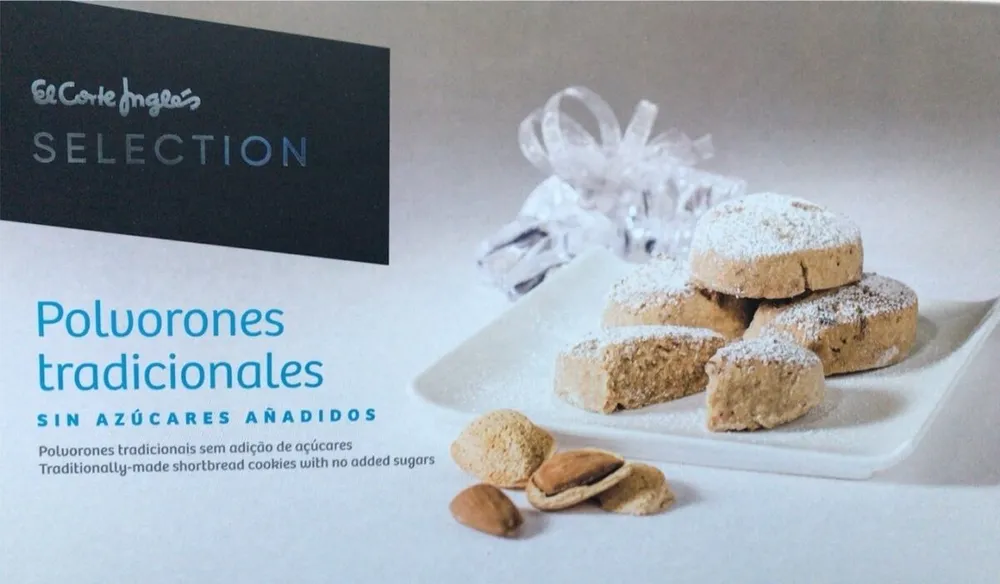 Polvorones tradicionales sin azucares añadidos