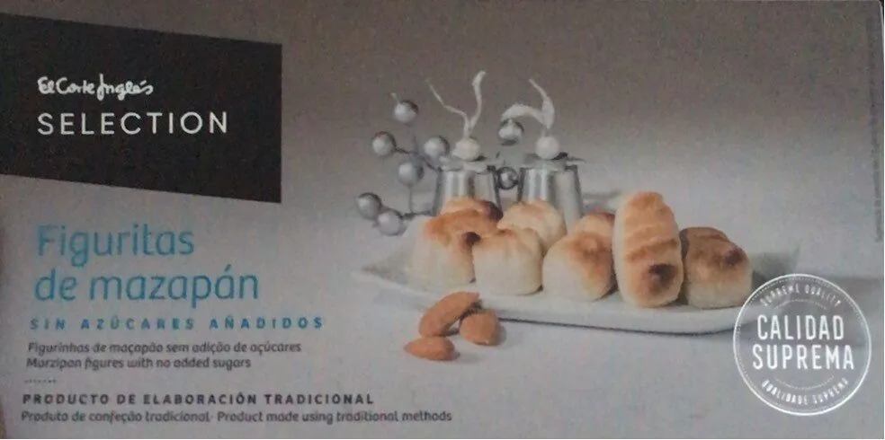 Figuritas de mazapán sin azúcares
