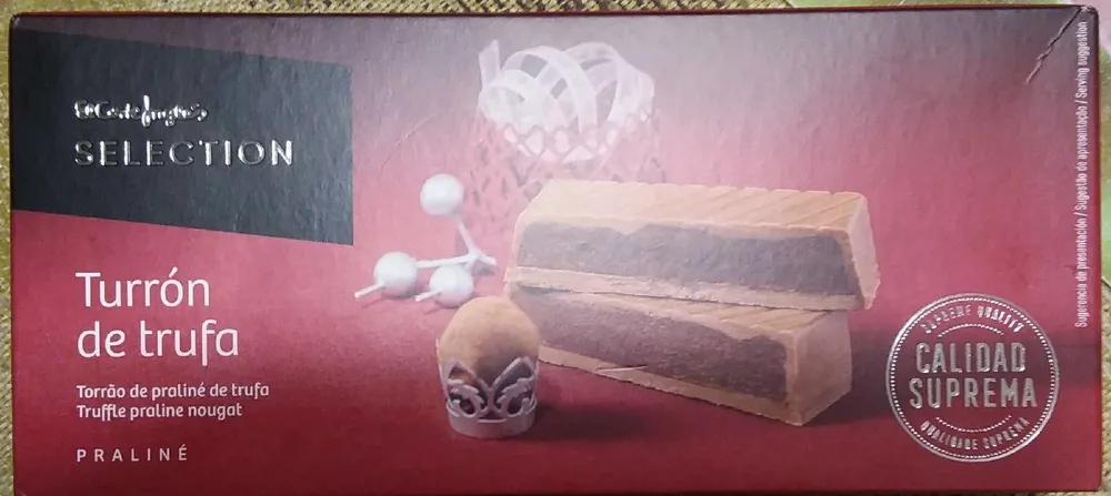 Turrón de trufa