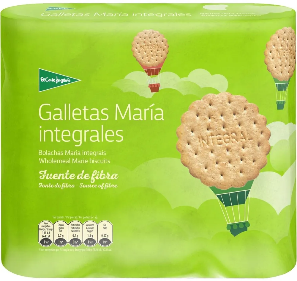 Galletas maría integrales